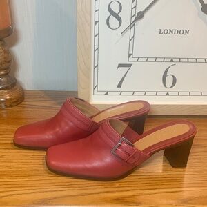 Red Women's Mules